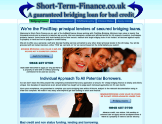 short-term-finance.co.uk screenshot