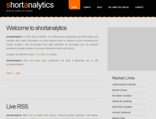 shortanalytics.com screenshot