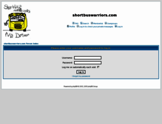 shortbuswarriors.com screenshot