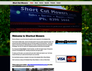 shortcutmowers.com.au screenshot