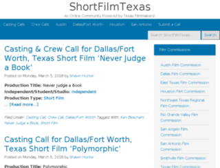 shortfilmtexas.com screenshot