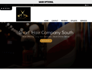 shorthaircompany.com screenshot