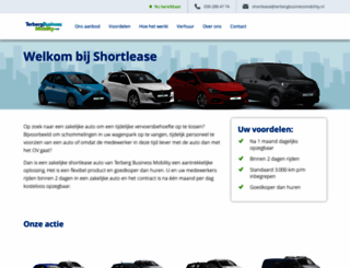 shortlease.nl screenshot