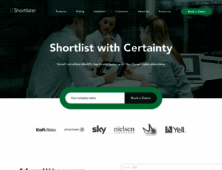 shortlister.com screenshot