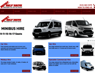 shortselfdrive.com screenshot