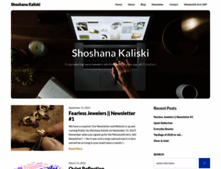 shoshanakaliski.com screenshot