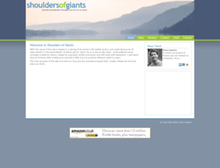 shouldersofgiants.co.uk screenshot