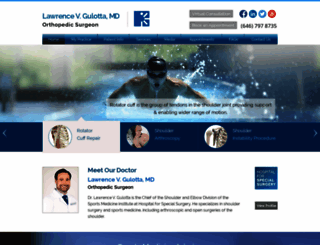 shouldersurgerynewyork.com screenshot