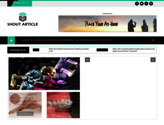 shoutarticle.com screenshot