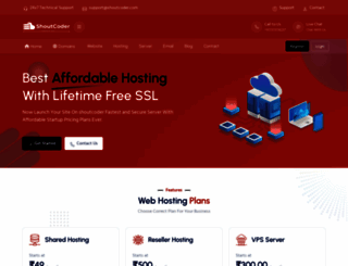 shoutcoder.com screenshot