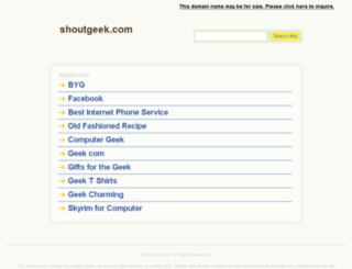 shoutgeek.com screenshot