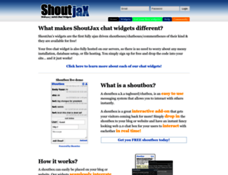 shoutjax.com screenshot