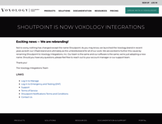 shoutpoint.com screenshot