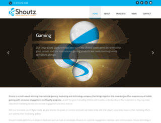 shoutz.com screenshot