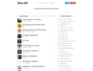 show-360.cz screenshot