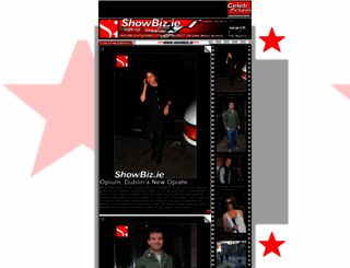 showbiz.ie screenshot