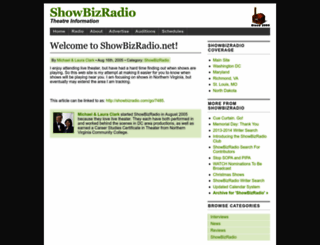showbizradio.net screenshot