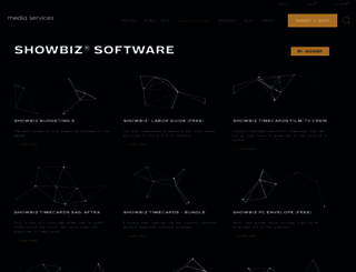 showbizsoftware.com screenshot