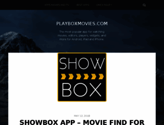 showboxpc.be screenshot