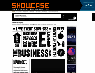 showcase-music.com screenshot