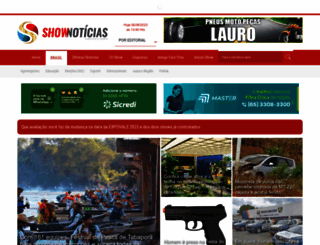 showdenoticias.com.br screenshot