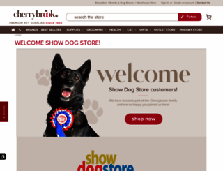 showdogstore.com screenshot