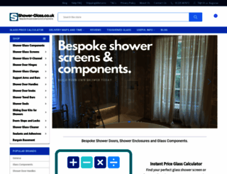 shower-glass.co.uk screenshot