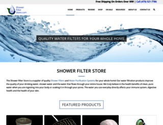 showerfilterstore.com screenshot
