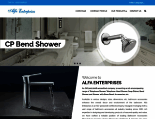 showermanufacturer.com screenshot