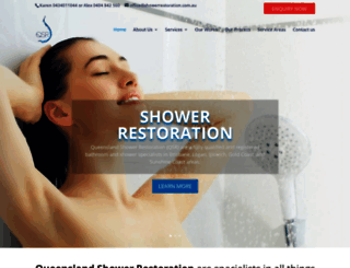 showerrestoration.com.au screenshot