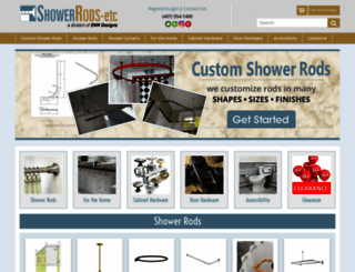 showerrods-etc.com screenshot