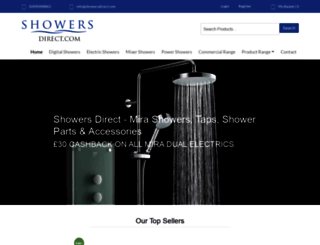 showersdirect.com screenshot