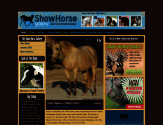 showhorsegallery.com screenshot