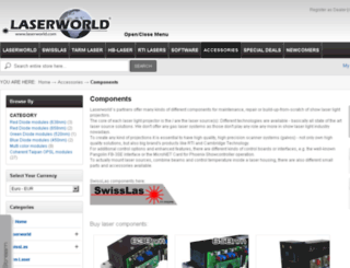 showlaser-parts.com screenshot