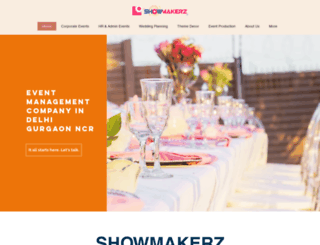 showmakerzevents.com screenshot