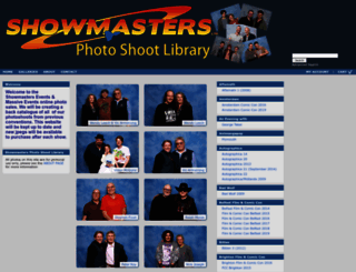 showmasters.photoshelter.com screenshot