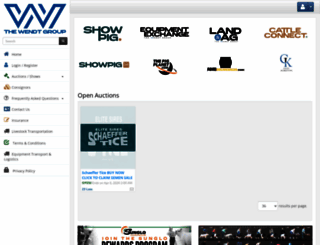 showpig-auctions.com screenshot