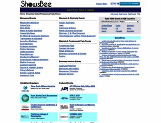 showsbee.com screenshot