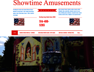 showtimeamusements.com screenshot