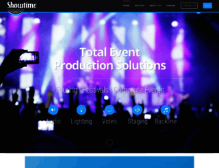 showtimesoundllc.com screenshot