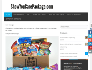 showyoucarepackage.com screenshot