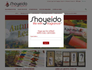 shoyeido.com screenshot