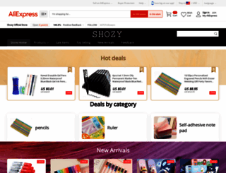 shozy.aliexpress.com screenshot