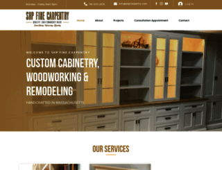 shpcarpentry.com screenshot