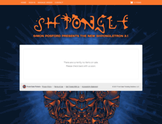 shpongle.frontgatetickets.com screenshot