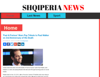shqiperia-news.com screenshot