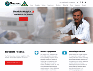 shraddhahospital.net screenshot