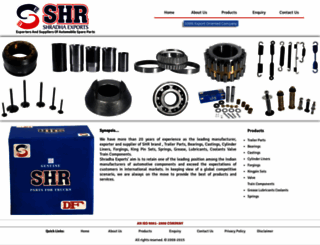 shradhaexports.com screenshot