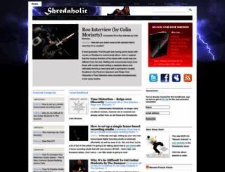 shredaholic.com screenshot