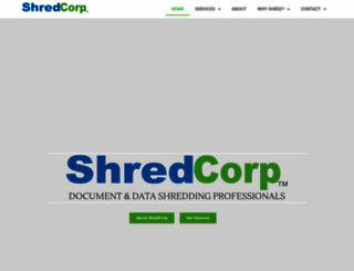 shredcorp.com screenshot